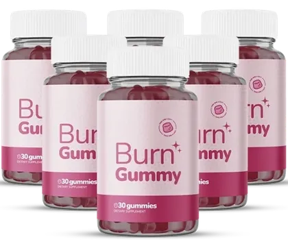 6 bottles of Burn Gummy, a 180-day supply